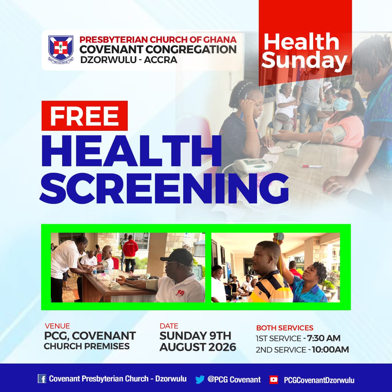 FREE HEALTH SCREENING
